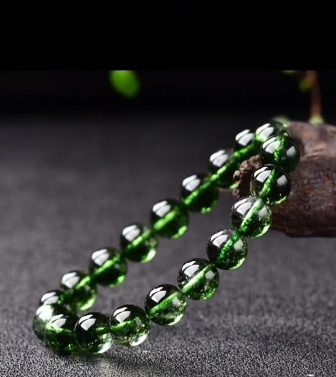 Green Crystal Bracelet - 图片 2