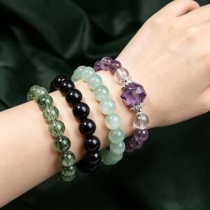 Green Phantom Quartz * Fluorite * Black Tourmaline * Amethyst